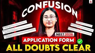 NEET 2026 Application Form Mistakes to Avoid ❌| Address Proof, Category, Documents & Live Photo Fix