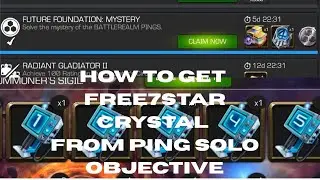 HOW TO GET FREE 7STAR IN PING SOLO OBJECTIVE #mcoc #bpmcoc