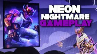smite 7.7 mid season - neon nightmare xbalanque ( first gameplay)
