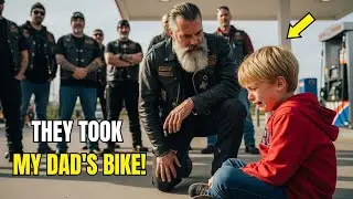Little Boy Cried: “They Took My Dad’s Bike!” — The Hells Angels Brought It Back
