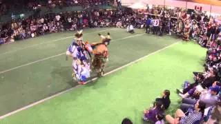 Jackson Tahuka vs Dickie Baptiste - Loon Lake Powwow 2015