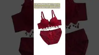 FASHION FLOW Lingerie Set for Women Bra Panty Set Combo Lingerie Set Panty Bra Set lace Lingerie Set