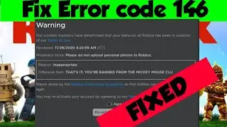 How To Fix Roblox Error 146 In Windows