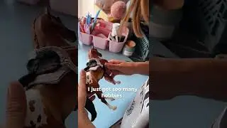 Horses everywhere! #horse #diy #schleichhorses #ponylover  #breyerhorses