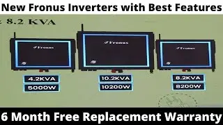 Fronus New Inverter 2022 Razer Series 4kw to 12kw | Detailed Video