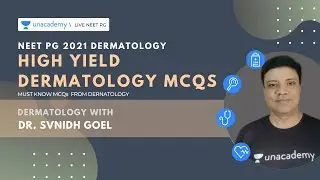 NEET PG 2021| High yield Dermatology MCQs By Dr. Avnish Goel