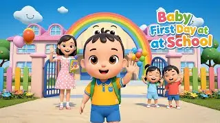 Baby First Day at School Song 🎵 | Kids Learning Cartoon