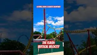 The Flash: Vertical Velocity (PT2) #sixflags #greatadventure #new #family #fun #shorts #summer #fyp