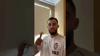 Luis Rioja tiene un mensaje para vosotros, afici&oacute;n 🤳 Bona nit!