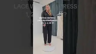 Свадебное платье в винтажном стиле с кружевом: 1, 2, 3, 4 или 5?
