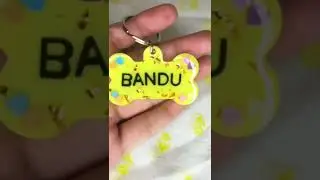 Customized Dog Tag🐶❤ | Perfect Gift for him💕| Resin Art |