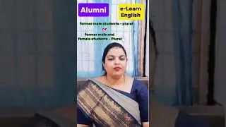 Alumnus, Alumna, Alumni & Alumnae