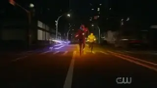 Flash S5 E1 Team Flash Fazes Plane Through A Building 4K