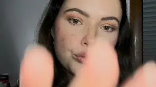 ASMR repeating trigger words (A to Z with some hand movements) 