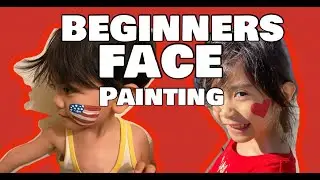 How to Face Paint American Flag for Beginners