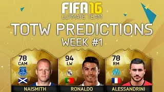 FIFA 16 TOTW 1 Predictions! Ft. IF Ronaldo, IF Alessandrini, IF Blind & More!