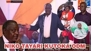 NIKO TAYARI KUTOKA ODM TUUNGANE KAMA WALUHYA!Oparanya VOWS at Jirongo's Burial amid ODM wrangles