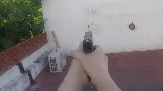tiro con Glock 19 de co2