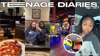 TEENAGE DIARIES 001: i&rsquo;m single? bowling, painting, trying food etc. 