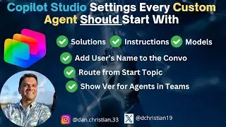 Copilot Studio Settings Every Custom Agent Should Start With