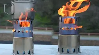 Toaks Titanium Backpacking Wood Burning Stove Самая лучшая титановая печка