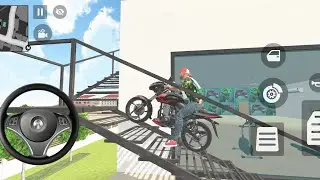 Franklin parked all the bikes on the roof of his house 😱 indian theft auto game for mobile 