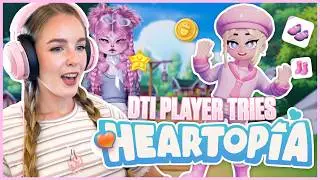 DRESS TO IMPRESS Player Tries the CUTEST New Game!! Heartopia Pt.1