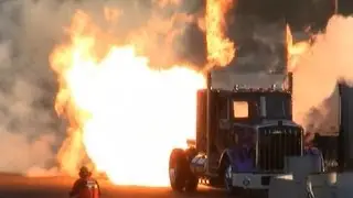 Insanely Fast Jet Truck Racing - Funny Cars Under the Stars - New England Dragway