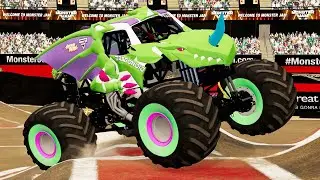 20 Truck Custom Oakland Coliseum Freestyle - BeamNG.Drive Monster Jam