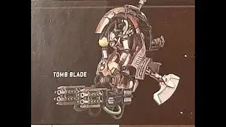 Lets Build EP 42 Tomb Blades from the Imperium Magazine for Games of 40K