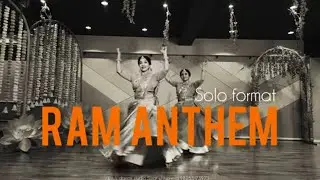 RAM ANTHEM- RAM.NAVMI DANCE- SOLO STEPS CHOREOGRAPHY.  ONLINE CLASSES WITH US whtsp msg 98253 73973