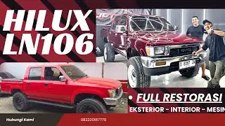 FULL RESTORASI HILUX LN106 MILIK ARSAL BAHTIAR | full modifikasi hilux