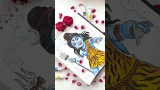Little Shiva drawing ✨🧿🌼🥰#art #youtubeshorts #mahadev #drawing #ytshorts #shiva