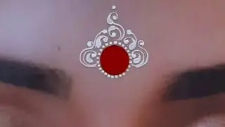 Bridal bindi design//Bridal makeup//Creatak kolka design//