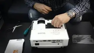 Замена лампового модуля (лампы) в проекторе Benq MX812ST