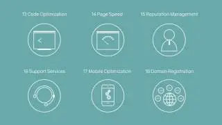 Seo Minimalistic Line Icons Vol.1 (Animated Icons / After Effects Template)