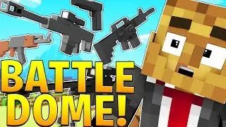 EPIC MODDED GUN WEAPONS - MINECRAFT 1.12.2 MODDED BATTLEDOME | JeromeASF