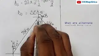 Bearing and Distance - How to Solve the Bearing and Distance of an Aircraft (Example 1) #maths