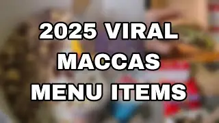 We tried every viral fast food menu item in Australia || Maccas 2025 Edition