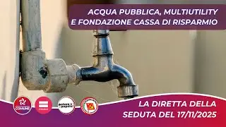 Acqua pubblica e Fondazione Cassa di Risparmio.
