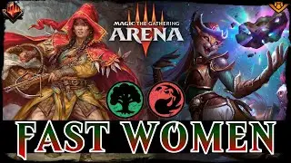 CAT GIRL CHAOS! | MTG Arena - Gruul Roxanne Meteor Haste Burn Ramp Legendary MYTHIC RANK Standard