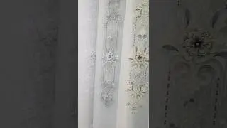⚡️High Weight Embroidery Curtainر_رول# قنفات_معيشة# تنجيد #perde#curtain #curtains #drapery #fabric