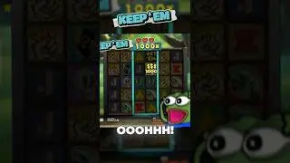 MY BIGGEST FEATURE SPIN WIN EVER ❗❗❗ AN INSANE 6000x MULTIPLIER ON KEEP'EM ❗ #casino #hacksaw