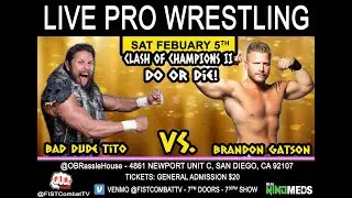 Clash of Champions 2: Bad Dude Tito vs Brandon Gatson