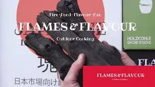 Flames & Flavour Japanse Mangrove Houtskool (groot formaat)