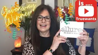 Giveaway Winner Allure Beauty Box August 2020 Announced !!
