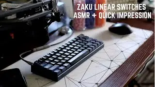 Zaku Linear Switches on the Freebird 60 | Sound Test and Quick Thoughts
