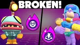NEW Pierce & Glowy Hypercharges are super broken! #brawlstars