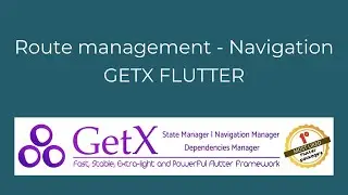 Route Management (Redirection) Using GETX -  Flutter