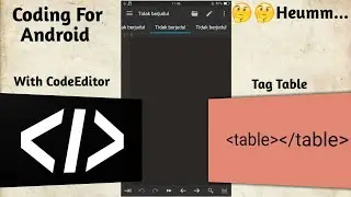coding di android | Table pada html